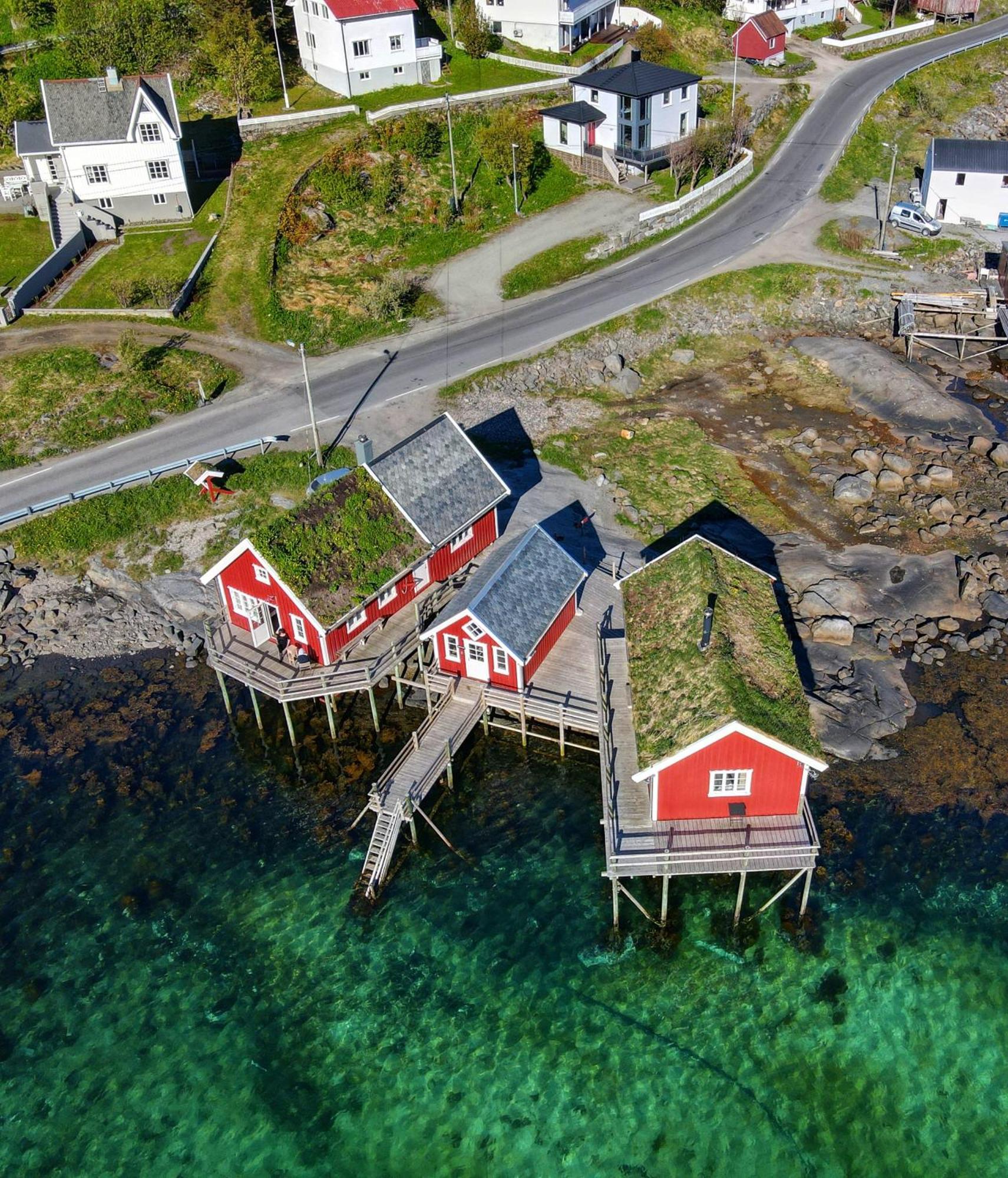 Valen Cabins In Reine Bagian luar foto